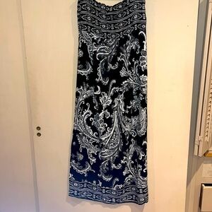 Angie size small strapless maxi dress, boho styled